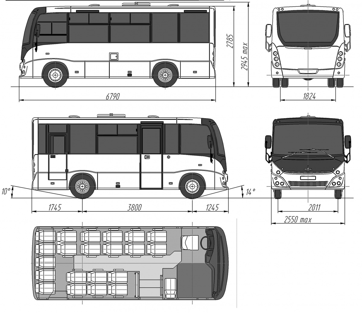 Размеры автобуса паз. Автобус МАЗ-241030. МАЗ-241 чертеж. ПАЗ 3204 габариты салона. Автобус МАЗ 241.